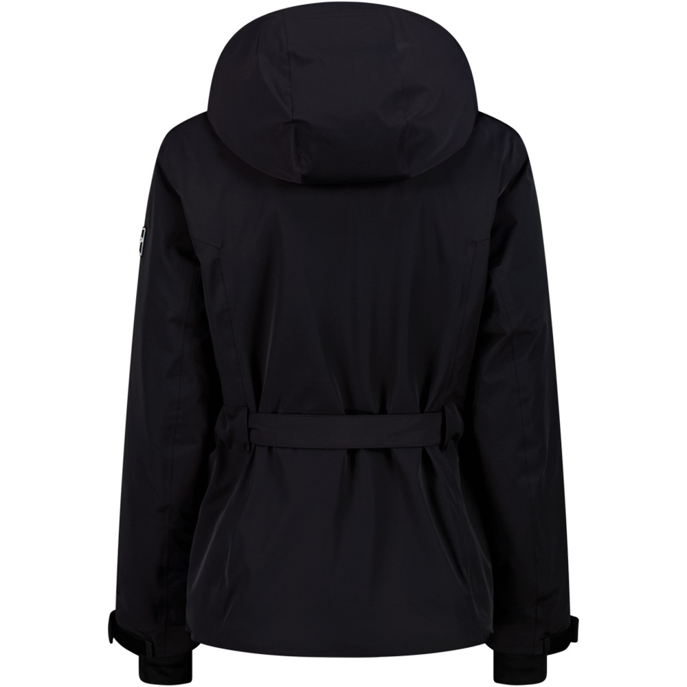 Cmp chaqueta esquí mujer WOMAN JACKET ZIP HOOD NEGRO vista trasera