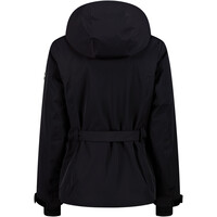 Cmp chaqueta esquí mujer WOMAN JACKET ZIP HOOD NEGRO vista trasera