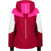 Cmp chaqueta esquí mujer WOMAN JACKET ZIP HOOD RASPBERRY  vista trasera