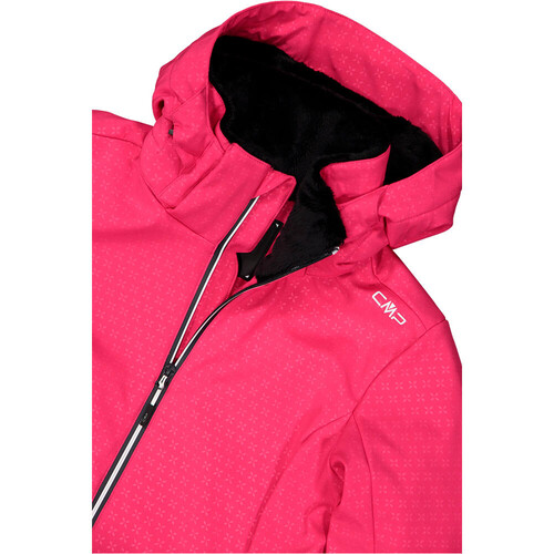 CMP WOMAN JACKET ZIP HOOD rojo