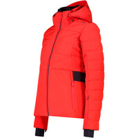 Cmp chaqueta esquí mujer WOMAN JACKET ZIP HOOD ROJO vista detalle