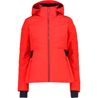 Cmp chaqueta esquí mujer WOMAN JACKET ZIP HOOD ROJO vista frontal