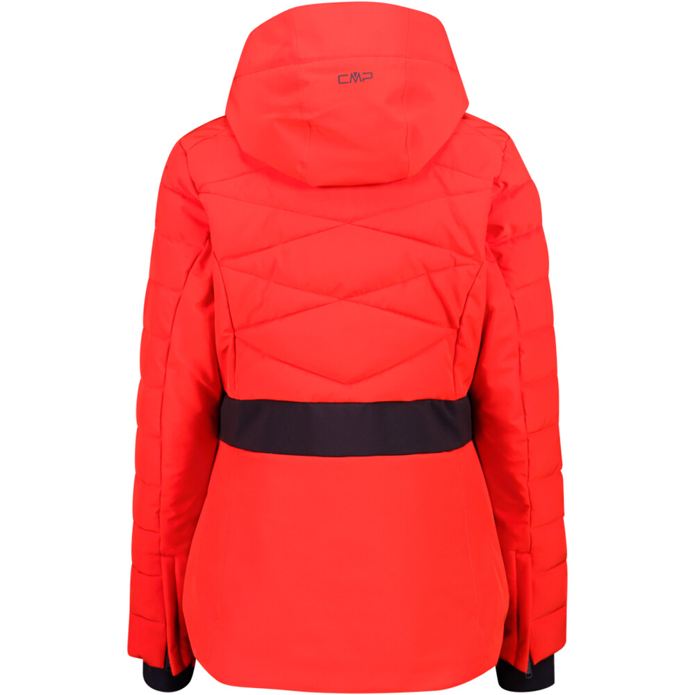 Cmp chaqueta esquí mujer WOMAN JACKET ZIP HOOD ROJO vista trasera