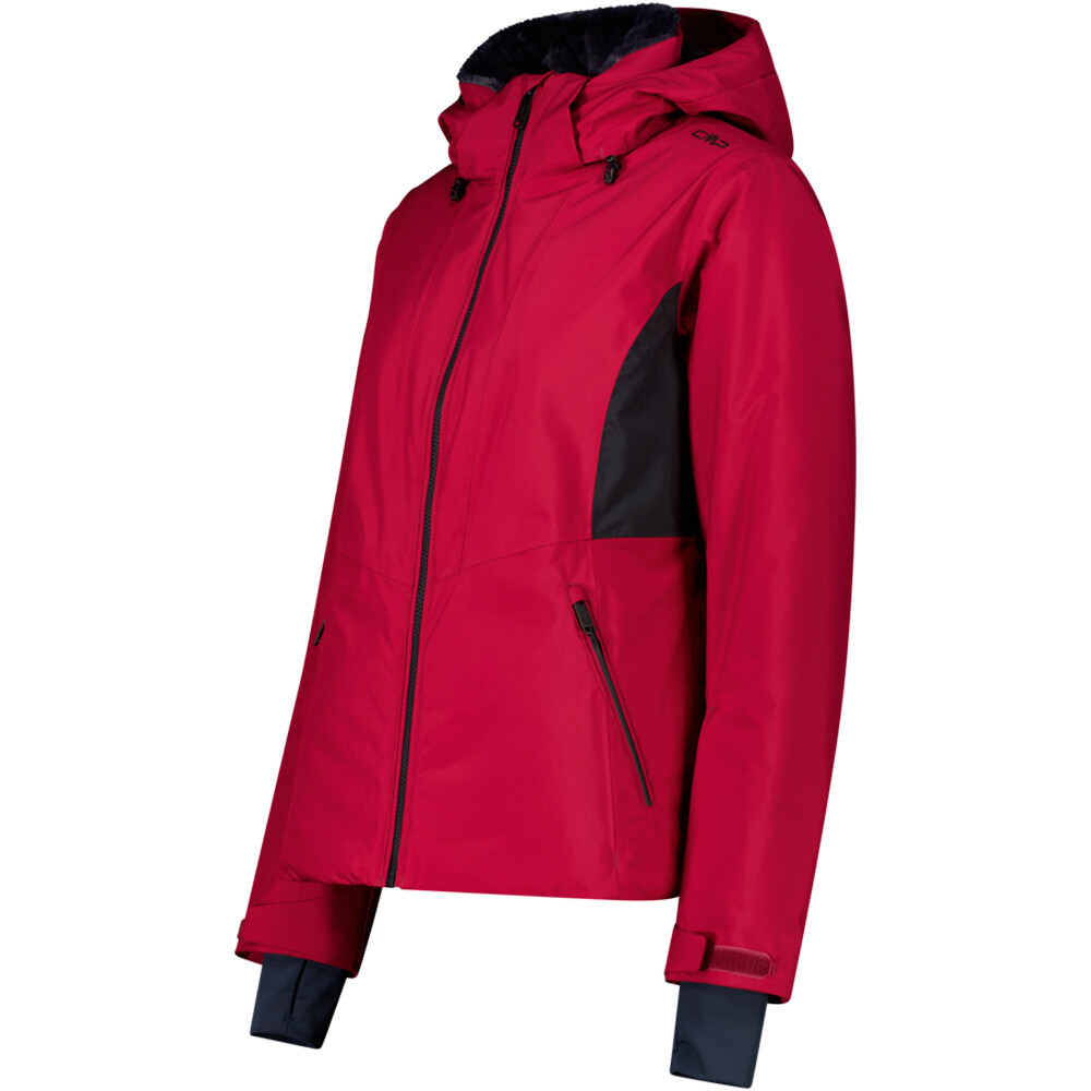 Cmp chaqueta esquí mujer WOMAN JACKET ZIP HOOD ROSA vista detalle