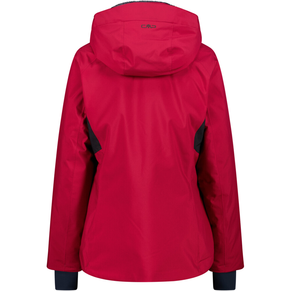 Cmp chaqueta esquí mujer WOMAN JACKET ZIP HOOD ROSA vista trasera