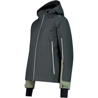 Cmp chaqueta esquí mujer WOMAN JACKET ZIP HOOD VERDE vista detalle