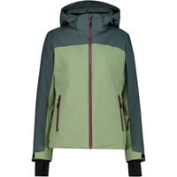 Cmp chaqueta esquí mujer WOMAN JACKET ZIP HOOD VERDE vista frontal