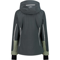 Cmp chaqueta esquí mujer WOMAN JACKET ZIP HOOD VERDE vista trasera