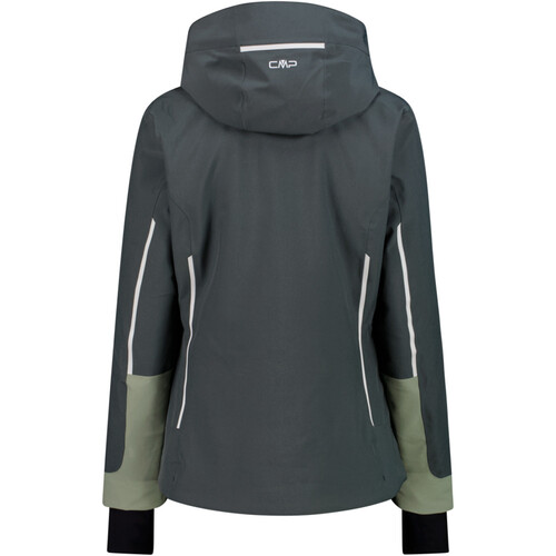 CMP WOMAN JACKET ZIP HOOD verde