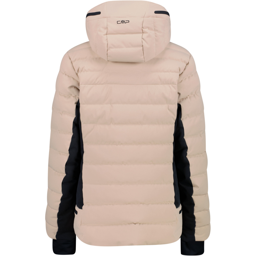 Cmp chaqueta esquí mujer WOMAN JACKET ZIP HOOD VERDE vista trasera