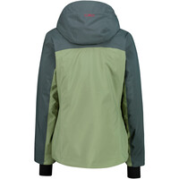 Cmp chaqueta esquí mujer WOMAN JACKET ZIP HOOD VERDE vista trasera