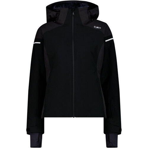 CMP WOMAN JACKET ZIP HOOD negro