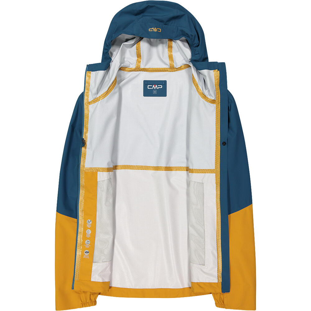 Cmp chaqueta impermeable hombre MAN JACKET FIX HOOD AZUL 03