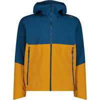 Cmp chaqueta impermeable hombre MAN JACKET FIX HOOD AZUL vista frontal