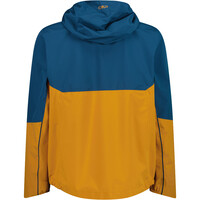 Cmp chaqueta impermeable hombre MAN JACKET FIX HOOD AZUL vista trasera