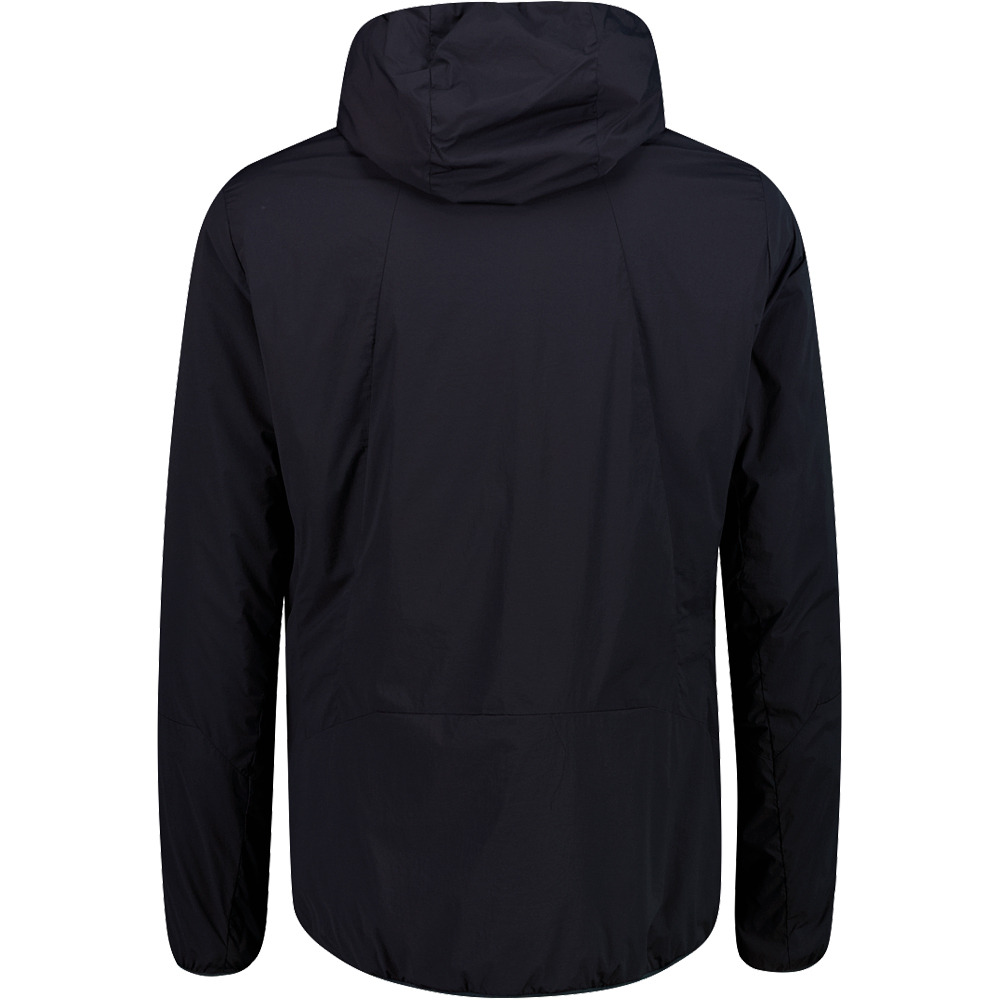 Cmp chaqueta impermeable hombre MAN JACKET FIX HOOD GRIS vista trasera
