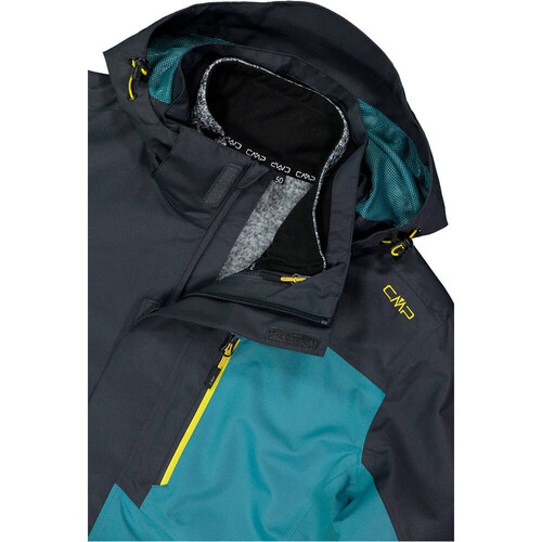CMP MAN JACKET ZIP HOOD DETACHABLE INN.JACKET gris