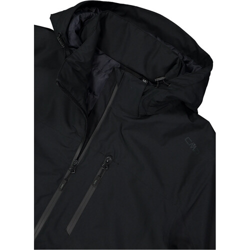 CMP MAN JACKET ZIP HOOD negro