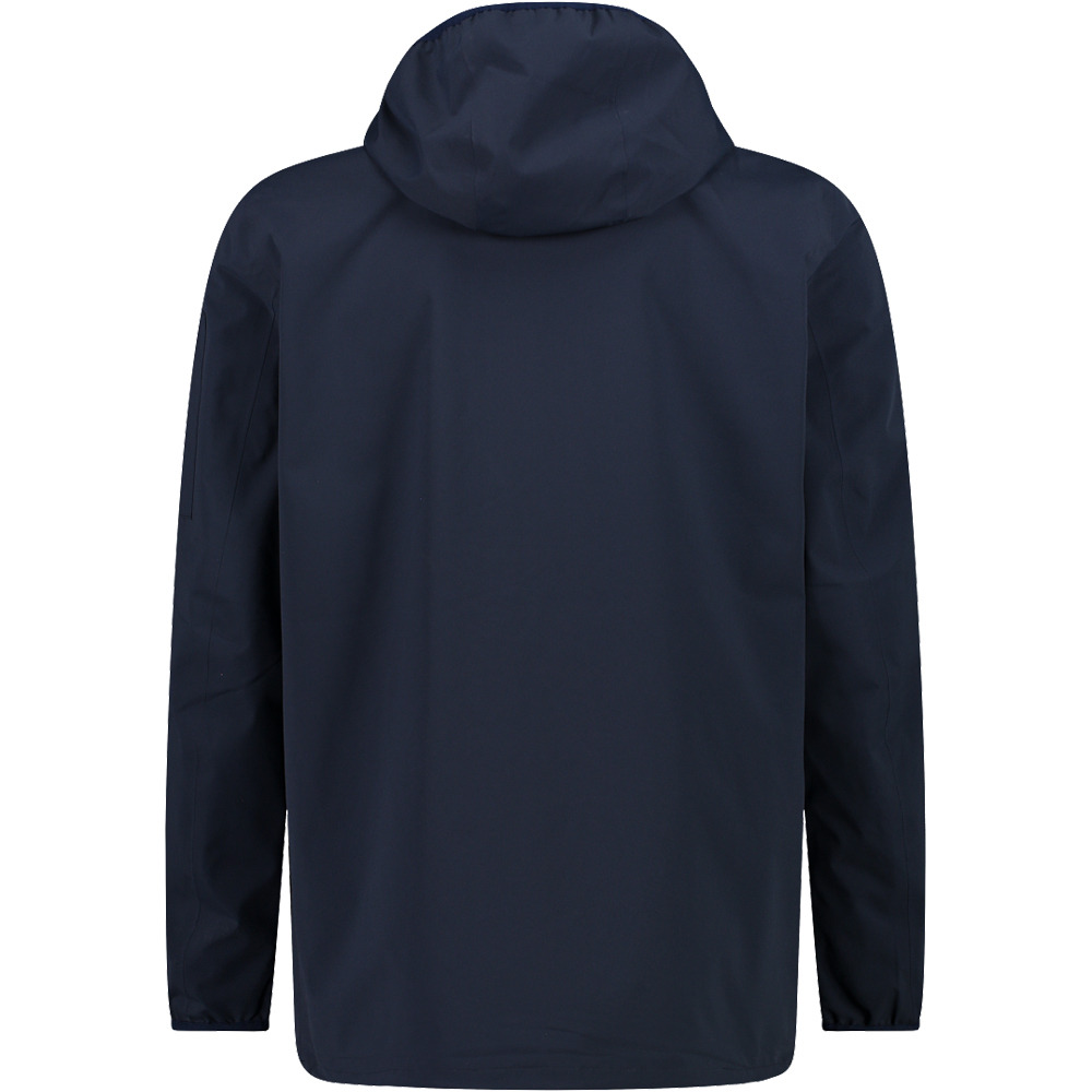 Cmp chaqueta impermeable hombre MAN PARKA FIX HOOD AZUL vista trasera