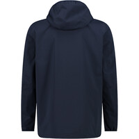 Cmp chaqueta impermeable hombre MAN PARKA FIX HOOD AZUL vista trasera