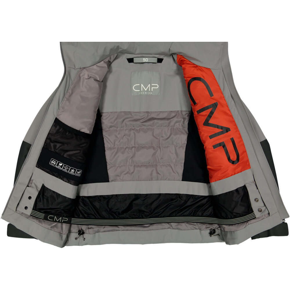 Cmp chaqueta impermeable insulada hombre MAN JACKET FIX HOOD AZUL 04