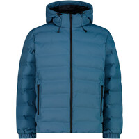 Cmp chaqueta impermeable insulada hombre MAN JACKET FIX HOOD AZUL vista frontal