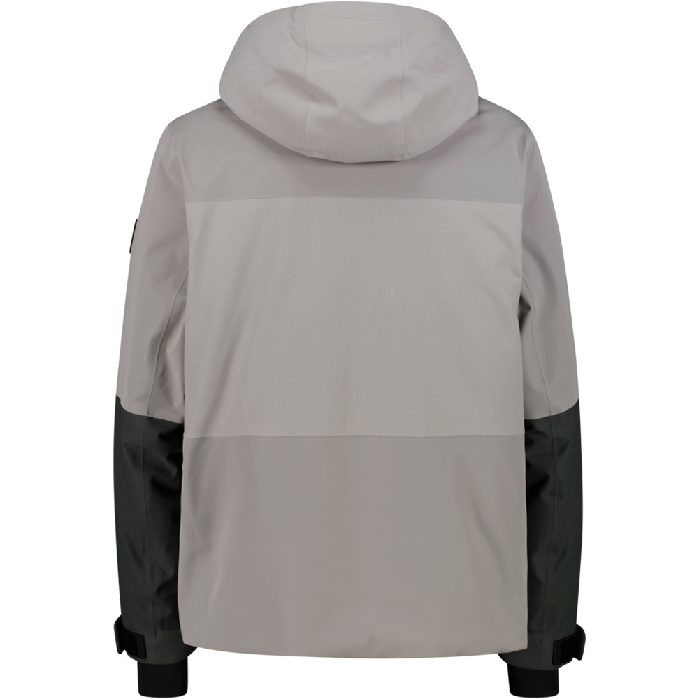 Cmp chaqueta impermeable insulada hombre MAN JACKET FIX HOOD AZUL vista trasera
