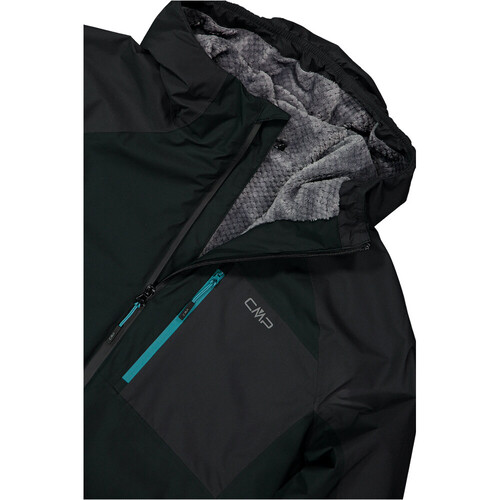 CMP MAN JACKET FIX HOOD negro