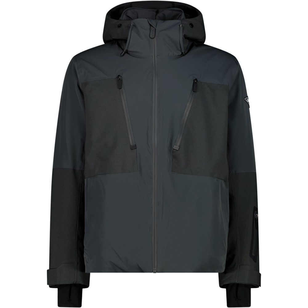 Cmp chaqueta impermeable insulada hombre MAN JACKET FIX HOOD VERDE vista frontal