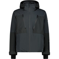 Cmp chaqueta impermeable insulada hombre MAN JACKET FIX HOOD VERDE vista frontal