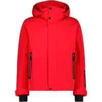 Cmp chaqueta impermeable insulada hombre MAN JACKET ZIP HOOD ROJO vista frontal