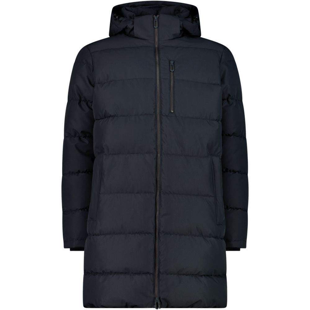 Cmp chaqueta impermeable insulada hombre MAN PARKA FIX HOOD GRIS vista frontal