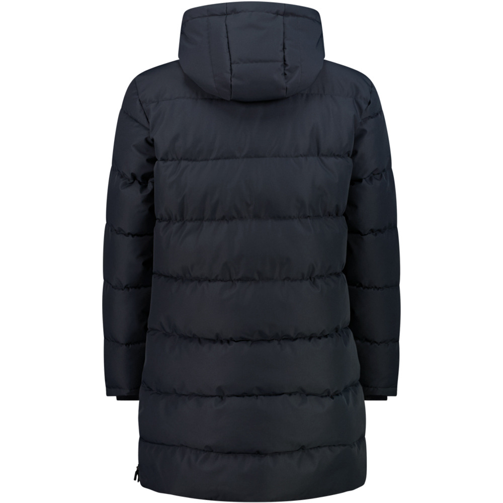 Cmp chaqueta impermeable insulada hombre MAN PARKA FIX HOOD GRIS vista trasera