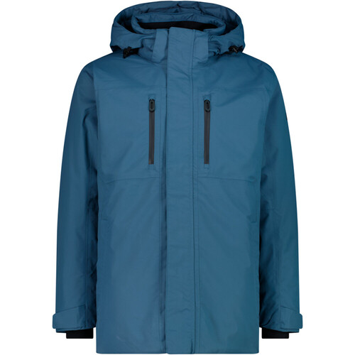 CMP MAN PARKA ZIP HOOD azul