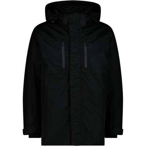 CMP MAN PARKA ZIP HOOD negro