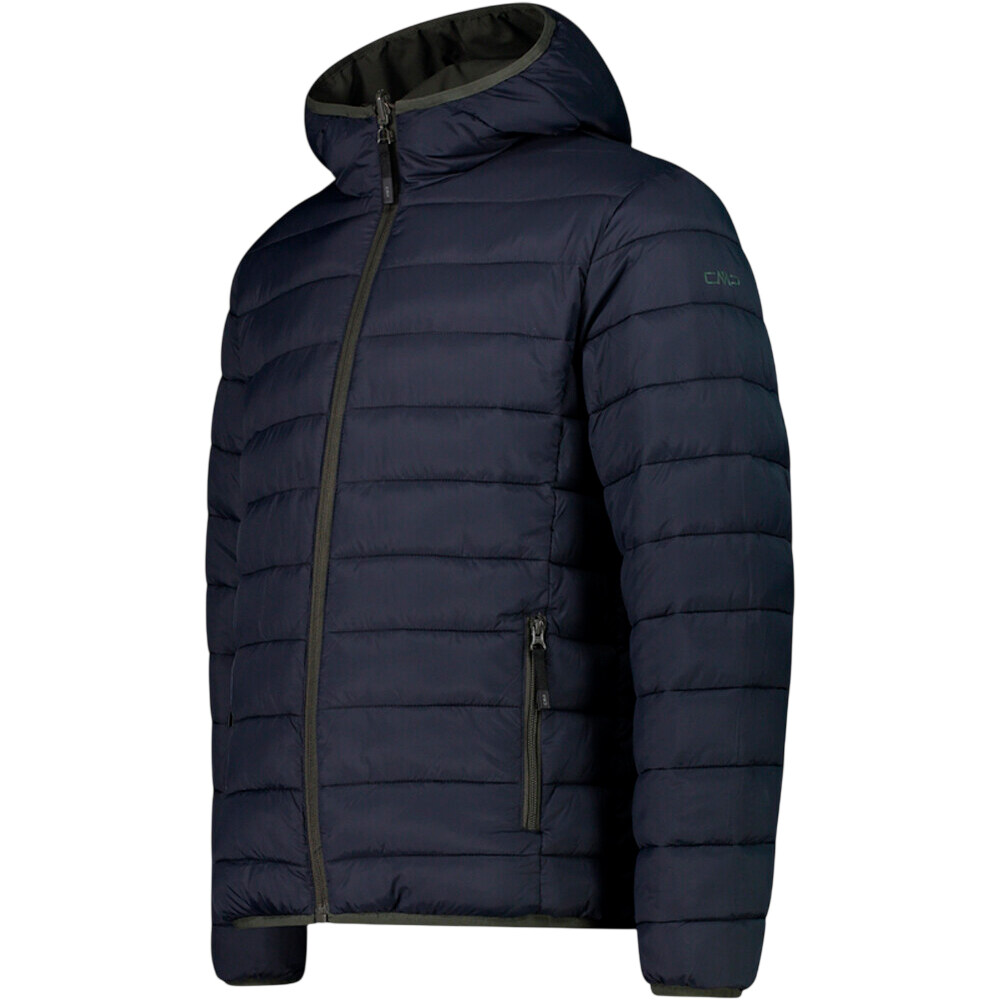 Cmp chaqueta impermeable insulada hombre MAN REVERSE JACKET FIX HOOD NEGRO 05