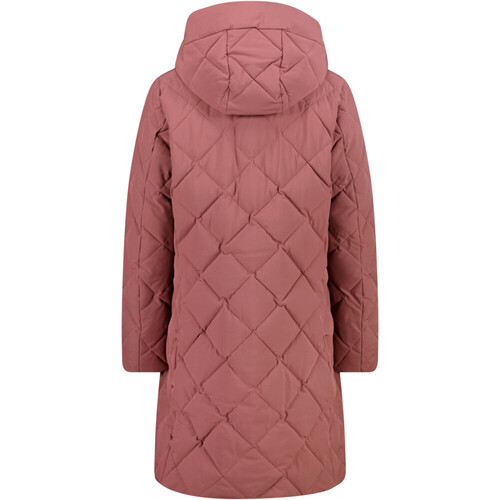 CMP WOMAN COAT FIX HOOD morado