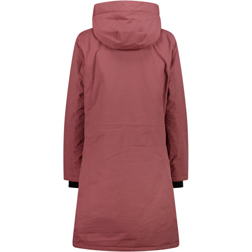 CMP WOMAN COAT FIX HOOD morado