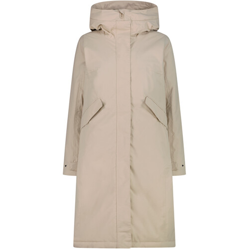 CMP WOMAN COAT FIX HOOD verde