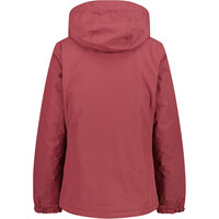 Cmp chaqueta impermeable insulada mujer WOMAN JACKET FIX HOOD ROSA vista trasera