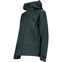 Cmp chaqueta impermeable insulada mujer WOMAN JACKET FIX HOOD VERDE vista detalle
