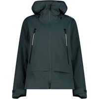 Cmp chaqueta impermeable insulada mujer WOMAN JACKET FIX HOOD VERDE vista frontal