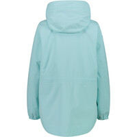 Cmp chaqueta impermeable insulada mujer WOMAN JACKET FIX HOOD VERDE vista trasera