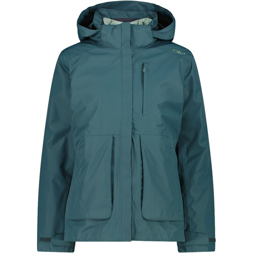 Cmp chaqueta impermeable insulada mujer WOMAN JACKET ZIP HOOD DETACHBLE INN.JACKET VERDE