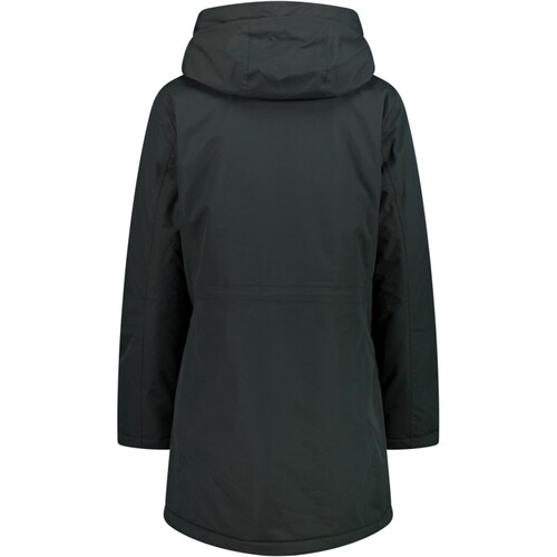 CMP WOMAN PARKA FIX HOOD verde