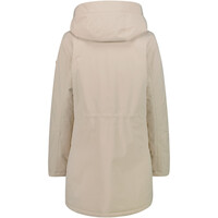 Cmp chaqueta impermeable insulada mujer WOMAN PARKA FIX HOOD VERDE vista trasera