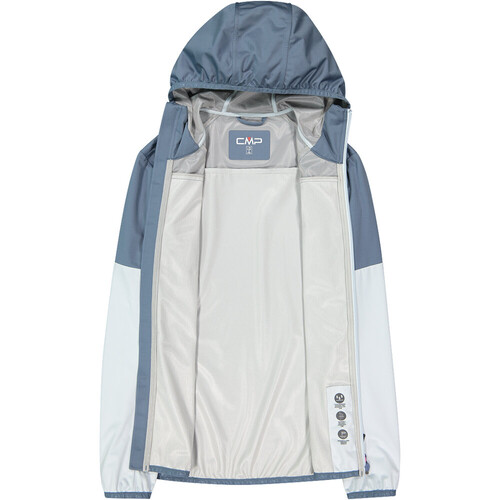 CMP WOMAN JACKET FIX HOOD azul