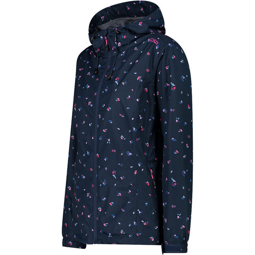 CMP WOMAN JACKET FIX HOOD azul