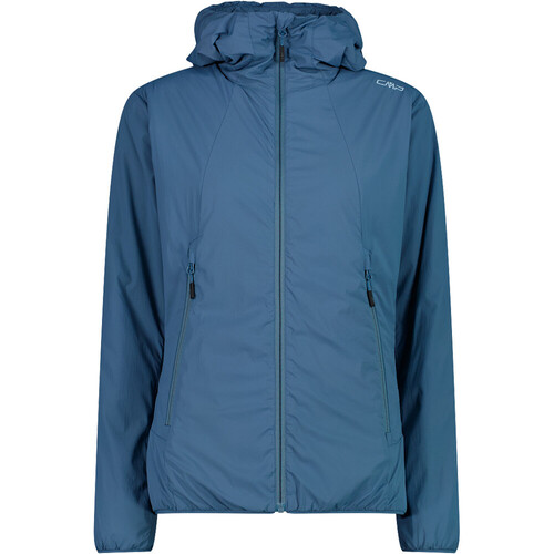 CMP WOMAN JACKET FIX HOOD azul