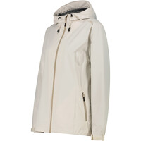 Cmp chaqueta impermeable mujer WOMAN JACKET FIX HOOD BLANCO vista detalle